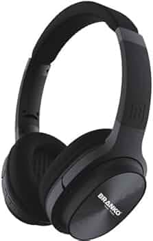 Branko Wireless Headphone Bluetooth Headset (Black, On The Ear)