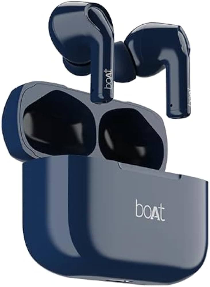 (Refurbished) boAt Airdopes 163 in Ear Earbuds(Bold Blue)
