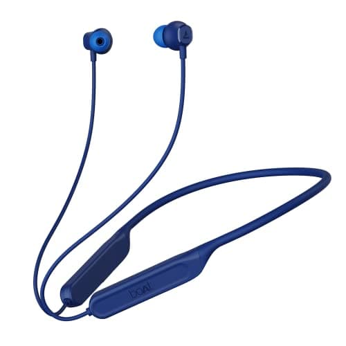 boAt Newly Launched Rockerz 378 Bluetooth Neckband with Spatial Bionic Sound Tuned by THX, Beast™ Mode, ASAP™ Charge, Signature Sound, 25 Hours Playtime & BT v5.1(Midnight Blue)