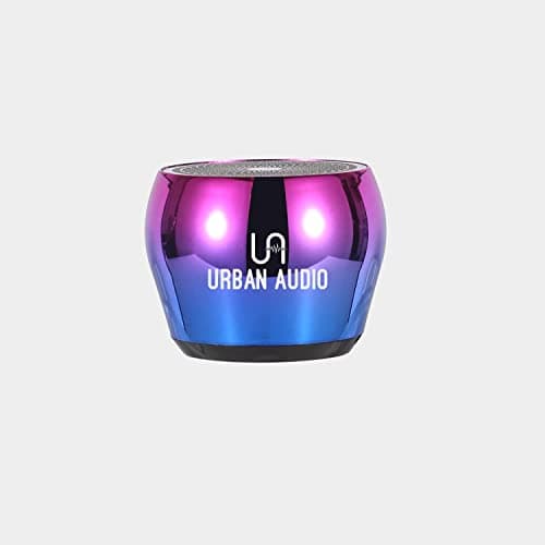 Urban Audio Mini 5 Wireless Portable Bluetooth Speaker with 5W Output, Shake Function to Change Song Hi-Fi Sound Quality, Built-in Mic, One Click Button Use & Charging LED Light Indicator (Sky Blue)