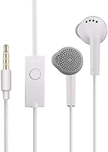 PY Products Headphone Mega Bass Wired Headset (White, in The Ear)(Headphone-14)