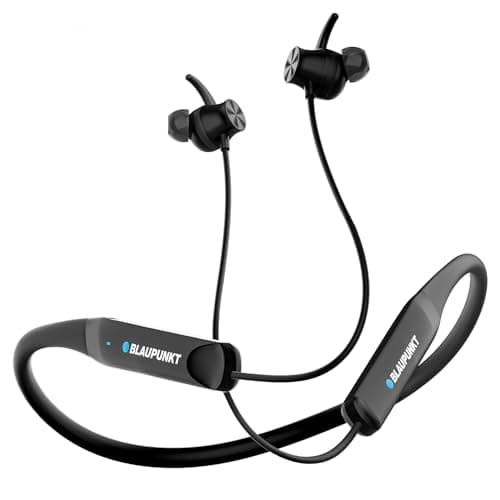 Blaupunkt Newly Launched BE120 Touch Wireless Neckband with Multi-Touch Control I Auto Magnetic Off I Gaming Ready I 40H Playtime I TurboVolt Charging...