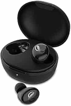 Infinity (JBL) Swing 320 by Harman 19 Hours of Playtime, Dual Equalizers, Dual Connect, Bluetooth 5.0, Type C & Voice Assistant Support Bluetooth Truly Wireless in Ear Earbuds with Mic - Black