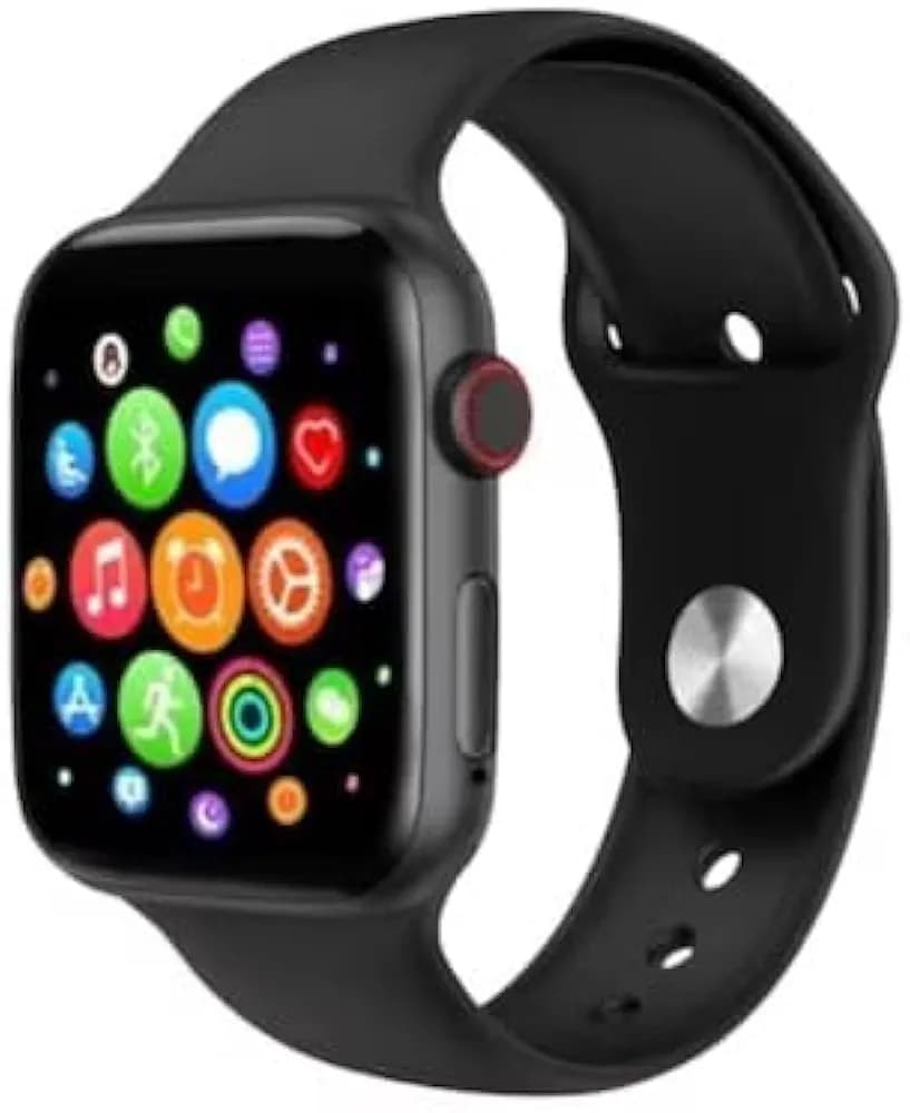 Stonx T500 Smartwatch with Heart Rate and Blood Pressure Monitor for Men Women, Bluetooth Calling, Sleep Monitor, Oxygen Monitor, Fitness Tracker, Pedometer and Breathe Monitor (Black)