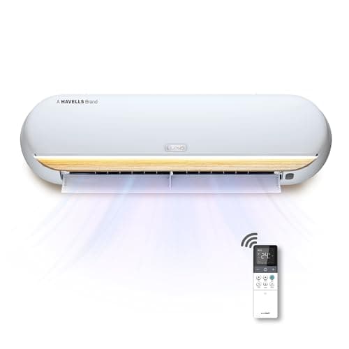 Lloyd Stellar Grace 1.5Ton 5 Star Wi-Fi Inverter Split AC (6 in 1 Expandable,Mood Lighting, In-Built Air Purifier, Direct Voice Command, White & Warm Grey with Wooden Finish, New Launch GLS18V5FWMGT)
