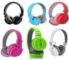 SH-12 Sports Wireless Bluetooth Headphone with FM/SD Card Slot with Music and Calling Control Multi Color