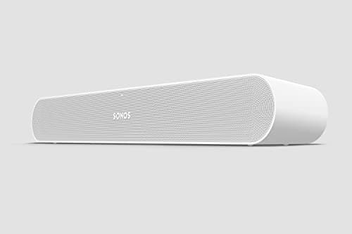 Sonos Ray Essential Soundbar, for TV, Music and Video Games - White