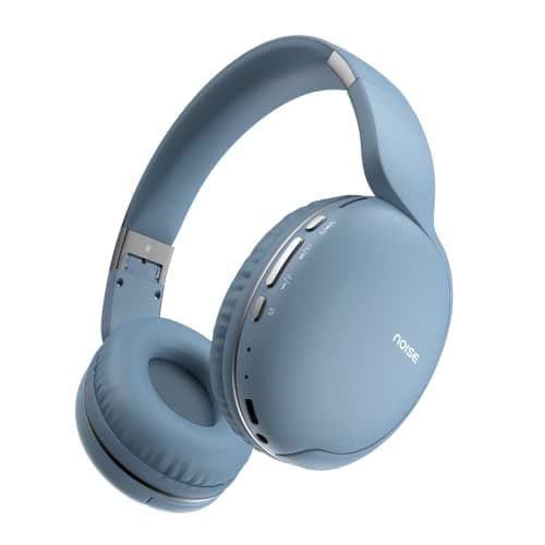 Newly Launched Noise Two On-Ear Headphones with 50 Hours Playtime, Low Latency(up to 40ms), 4 Play Modes, Dual Pairing, BT v5.3 (Serene Blue)