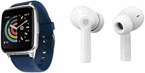 Noise ColorFit Pulse Smartwatch with 1.4inch (35cm) Full Touch HD Display & Buds VS103 Bluetooth Truly Wireless in Ear Earbuds with Mic with 18-Hour Playtime, HyperSync Technology (Pearl White)