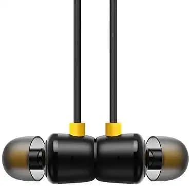 In-Ear Headphones Earphones for vivo iQOO Z5 Earphone Original Like Wired Stereo Deep Bass Head Hands-free Headset Earbud With Built in-line Mic, Call Answer/End Button, Music 3.5mm Aux Audio Jack (R 20, Black)