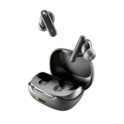 Skullcandy Smokin Bud In-Ear Wireless Earbuds, 20 Hr Battery, 50% Renewable Plastics, Microphone, Works with iPhone Android and Bluetooth Devices - Bl...