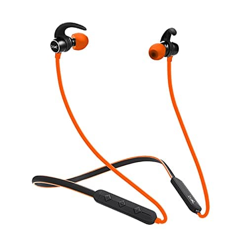 (Renewed) boAt Rockerz 255 in Ear Bluetooth Neckband with Upto 8 Hours Playback, Secure Fit, IPX5, Magnetic Earbuds, BT v5.0 and Voice Assistant(Orange)