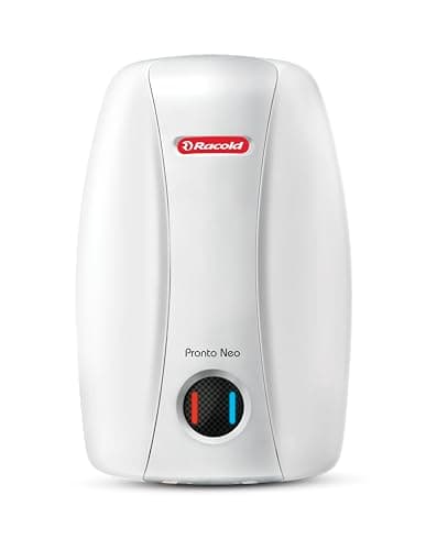 Racold Pronto Neo 1 Litres 3Kw Vertical Water Heater, White Instant Water Heaters