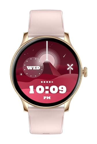 TIMEX iConnect Pro 1.38"(3.50 cm) Display with Functional Crown and BT Calling Smartwatch for Unisex - TWIXW1201T, Pink