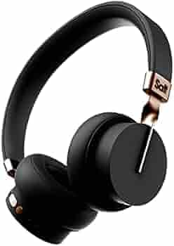 SALTGEARS Aura Bluetooth Wireless Over Ear Headphones with ENC, Mic, 40mm Drivers, AUX Connectivity, Bluetooth 5.0, 15Hrs* Playback time, and 300mah Battery (Black)