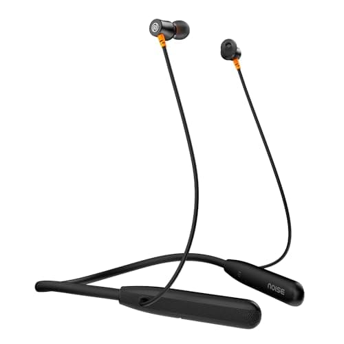 Noise Newly Launched Airwave Bluetooth Neckband with 50H of Playtime, 3 EQ Modes, ENC for Calling, Low Latency(Upto 50ms), 10mm Driver, BT v5.3(Jet Bl...