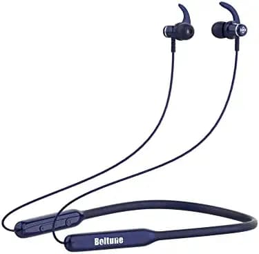 Boltune BHT-335 Wireless Bluetooth Neckband Earphone headphopne Headset TWS Playtime 36 Hours Navy Blue
