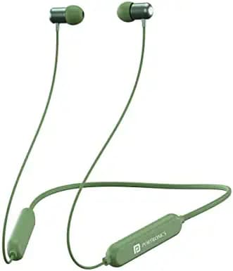 Portronics Harmonics Z1 Wireless Stereo Headset with Latest Bluetooth 5.2 Voice Assistant, Magnetic Latch, Upto 15Hrs Playtime(Green)