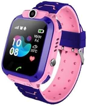 WEARFIT Champ 2G Kids GPS Tracker Waterproof Watch LBS Tracker for Boys Girls for 3-12 Year Old with SOS Alarm Call Voice Chat Touch Screen and Parent...
