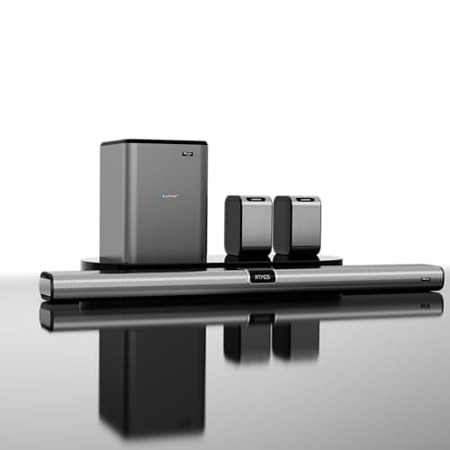 Blaupunkt SBW600 XCEED Emperor Indias Most Powerful 12.1.4 Dolby Atmos Home Theatre | 17 Runway Acoustic Drivers | 1200W RMS | 8" Wireless Subwoofer I...