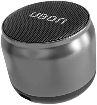 UBON 5W Bluetooth Speaker with TWS Function, Sound Boom SP-8035, Mini Wireless Speaker with Inbuilt Mic for Calls, Powerful Bass & Music, Portable Speaker for Travel Upto 4 Hours Playtime (Black)