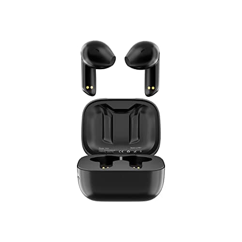 Maxx PX2 Truly Wireless Earbuds with Upto 24Hrs Playtime, IPX6 Water and Sweat Resistant, Touch Control, Super Fast Charging (Black)