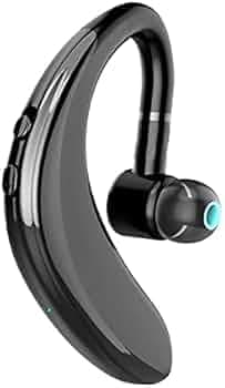 WISHMECHSTORE Wireless In Ear Headset S109 Bluetooth v5.0 Ear Clip 16 Hours of Calling with 1 Hour Charge for Music,Calling,Sports Earbuds Single Ear ...