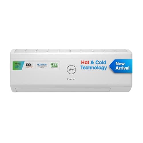 Godrej 1.5 Ton 3 Star Hot & Cold Inverter Split AC Model 2023 (100% Copper, AC 1.5T SIH 18ITC3-WWR, White)