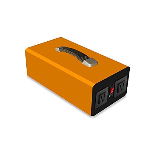 COOLNUT 192000mAh Power Bank Mini Inverter/Power Backup for All Laptops, Tablets, Smart Phones, WiFi Routers (Black and Orange)