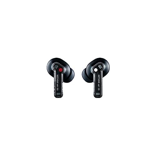 Nothing Ear 2 Wireless Earbuds with Active Noise Cancellation, Bluetooth 5.3, 36 Hours Playtime, IP54 Waterproof, Black