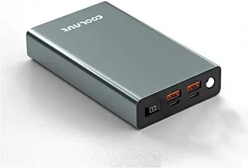 Coolnut 20000 mAh Fast Charging Power Bank with 100W with LED Display for iPhone, Samsung, One Plus, Dell, Lenovo, HP, MacBook Pro and All Smartphones.