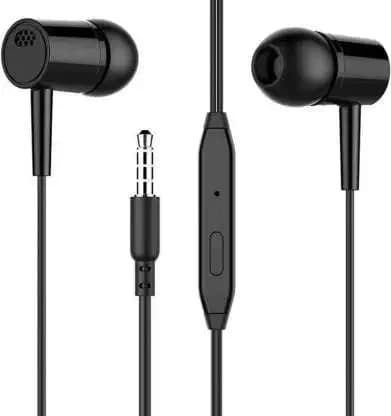 PEGEO EP4 Wired Durable, Stereo Earphone for Cell Phones with HD Mic,for Laptop, Tablet Ear Phones Universal (Multi Colors May Vary)