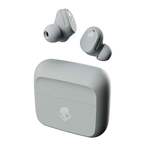 (Renewed) Skullcandy Mod True Wireless in-Ear Earbuds - Light Gray Blue