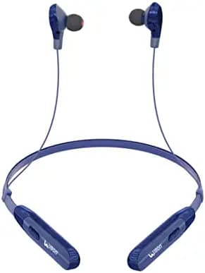 UBON Bluetooth Earphone with Mic, CL-4080 Quick Charging in Ear Wireless Neckband with Up to 40 Hours Playtime, Hi-Fi Music & Bass, Magnetic Earbuds, v5.0 Bluetooth Headset (Blue)