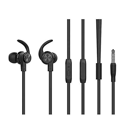 Johra Yison Series CX300 Magnetic Deep Bass Hi-Fi Stereo Sound in-Ear Earphone with Mic for Smartphones, iPhones, Featured Phone, Tablet, PSP, Laptop, Computer, PC (Black)