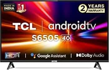 Sri Mahendra Digital World Generic TCL 100 cm (40 inches) Full HD Certified Android R Smart LED TV 40S6505 (Black)