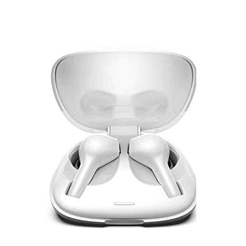 Lenovo HT06 True Wireless Earphones with BT v5.0, Upto- 24 Hours Playtime, Touch Control with Dual MIC Noise Reduction- White In-Ear