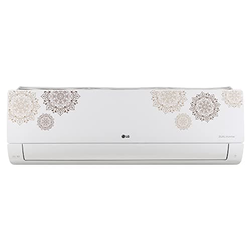 LG 1.5 Ton 5 Star AI DUAL Inverter Split AC (Copper, AI Convertible 6-in-1 Cooling, 4 Way Swing, HD Filter with Anti-Virus Protection, 2022 Model, PS-Q19MNZF, Regal pattern design white panel)