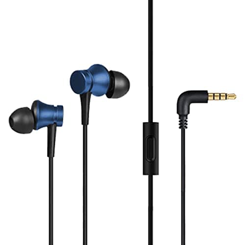 Mi Earphone Basic with Ultra Deep Bass & Aluminum Alloy Sound Chamber (Blue)