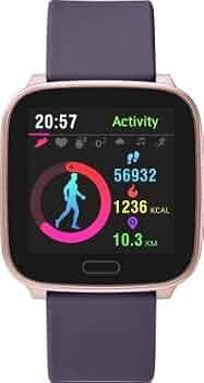 (Refurbished) TIMEX iConnect by Timex - Active Smartwatch (Purple Strap, Regular)
