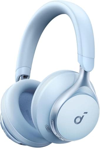 Soundcore by Anker, Space One, Active Noise Cancelling Headphones, 2X Stronger Voice Reduction, 40H ANC Playtime, App Control, LDAC Hi-Res Wireless Au...