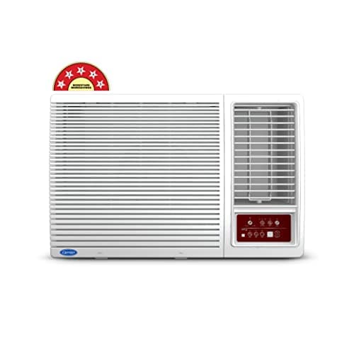 Carrier 1.5 Ton 5 Star Inverter Window AC( Copper,High Density Filter for Dust Filtration, 2Way Air Directional Control, 2023 Model,Estra Dxi -CIW18SC5R32F0,White)