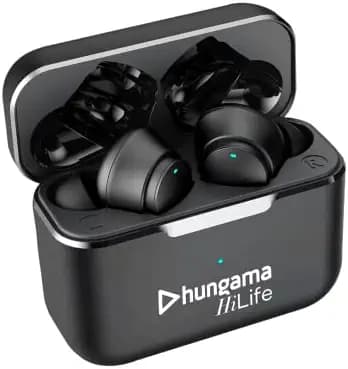 Newly Launched Bounce 301 HiLife Wireless Earbuds with BT V5.1, Up to 60Hours Playback, IPX4 Water Resistance, with 1 Year Free Subscription of Hungama Music & Hungama Play