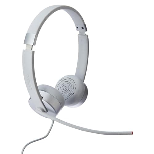 Lenovo 100 Wired On Ear Headphones with Mic (Cloud Grey)
