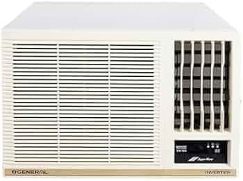 O General 1.8 Ton 3 Star Window AC with Super Wave Technology 3-Speed Cooling (AXGB22BBAA-B, White)
