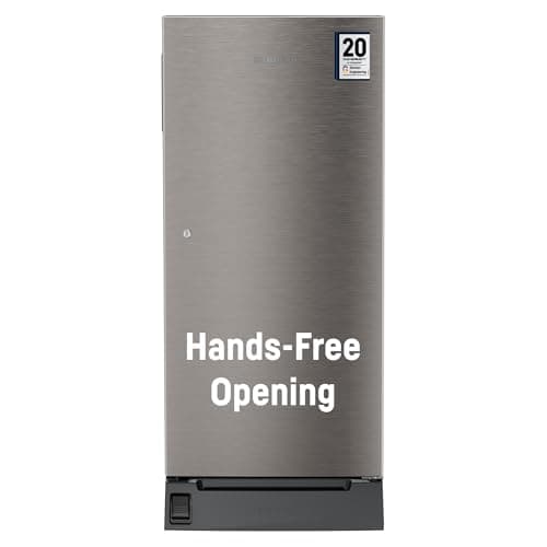 Liebherr 191L 3 Star Inverter, Direct Cool,Handsfree Open with Foot Pedal, Pocket Handle,Single Door Refrigerator,20 Yrs Warranty on Compressor,Freeze...