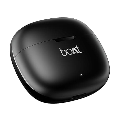 Boat Airdopes 213, 50H Battery, ENx Tech, Beast Mode, ASAP Charge, Bluetooth Earbuds, TWS Ear Buds Wireless Earphones with mic (Shadow Black)