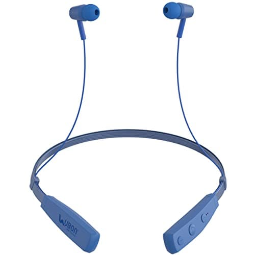 UBON CL-5600 Bluetooth Earphone, Wireless Neckband, Up to 22 Hrs Playtime, Magnetic Earbuds, v5.2 Bluetooth Headset for Hi-Fi Music & Super Bass (Black)