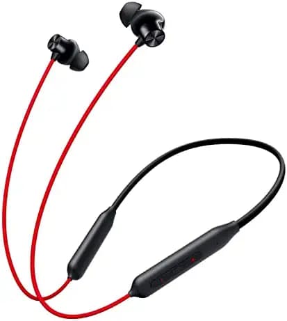 ELECTAVYA Bluetooth Wireless Earphones with Mic, Bombastic Bass - 12.4 Mm Drivers, 15 Mins Charge 30 Hrs Battery Life (Red)