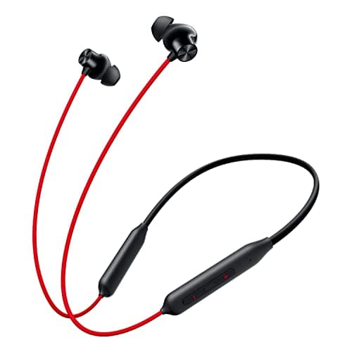 Original Smart Voice Enabled Compatible with OnePlus Z3 Wireless Earphones Bass Boosted Edition Bluetooth Neckband with Mic 12.4mm Drivers IP55 Ergon...